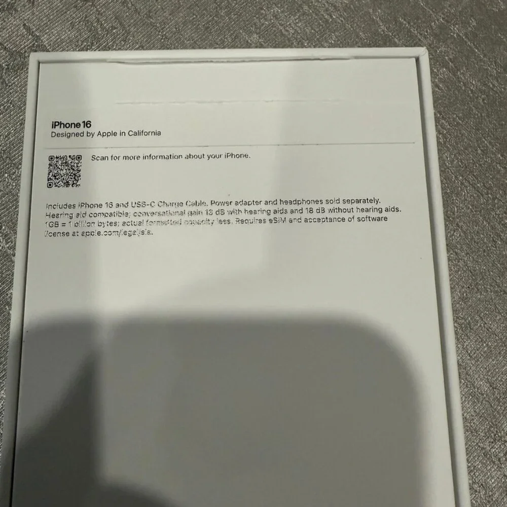 iPhone 16 Empty box only